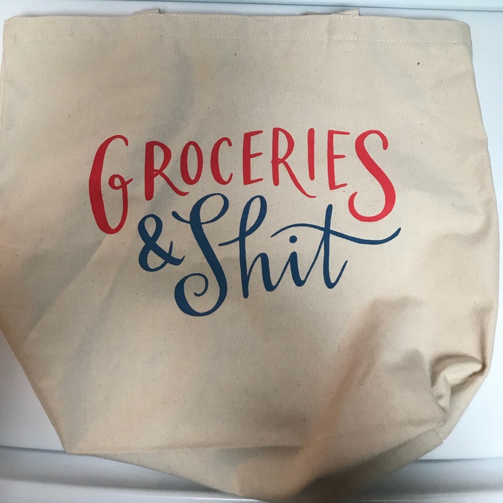 Canvas grocery bag